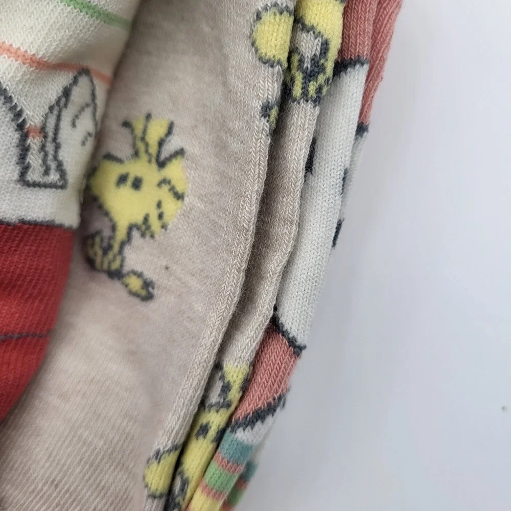Peanuts Snoopy‎ & Looney Tunes 3 Pair Women's Shoe Size 4-10 No-Show Socks